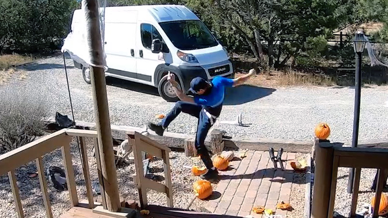 The Big Show Video of the Day Enraged Delivery Driver Destroys